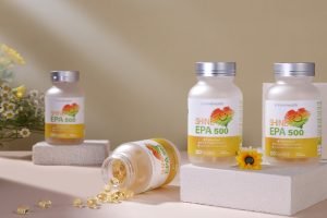 Forehealth EPA 500 fish oil capsules – high strength omega-3 EPA supplement for heart, brain, and joint health